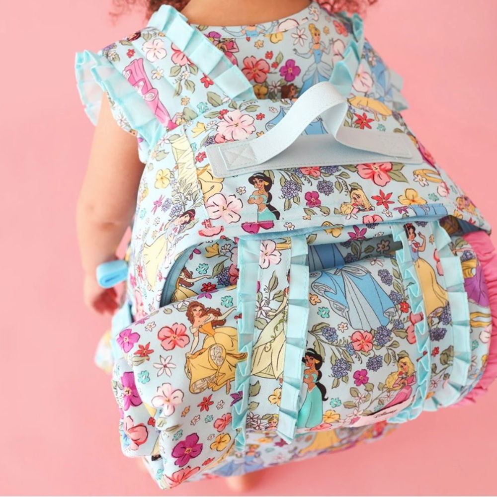 Posh Peanut Disney Princesses Ruffled Backpack